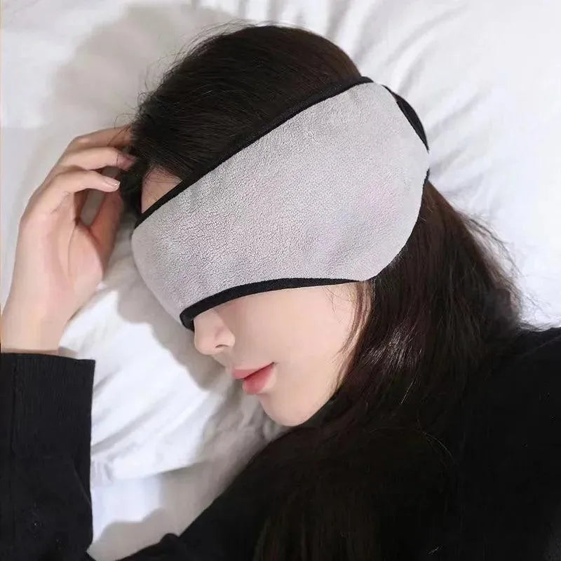 1 Set Orejera Antifaz Felpa para Dormir - Somnium