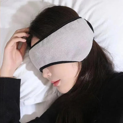 1 Set Orejera Antifaz Felpa para Dormir - Somnium