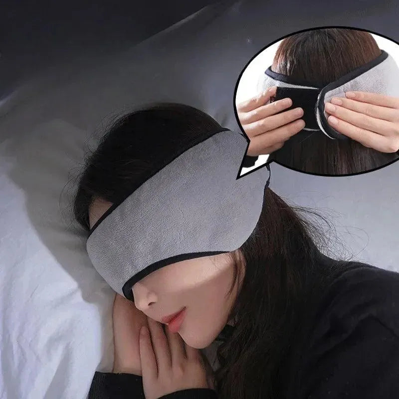 1 Set Orejera Antifaz Felpa para Dormir - Somnium