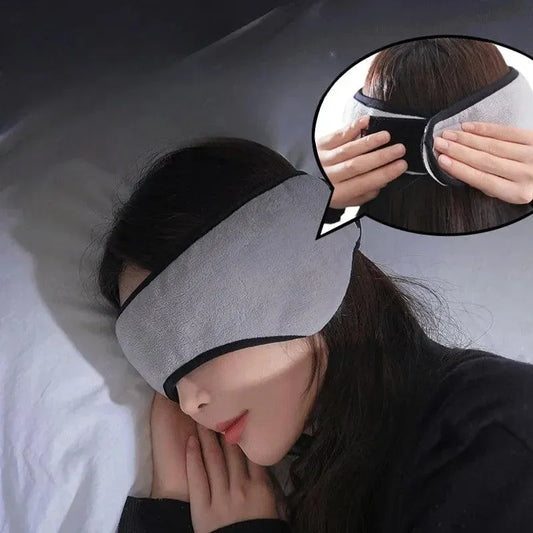 1 Set Orejera Antifaz Felpa para Dormir - Somnium